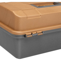 Helios Ящик рыболова двухполочный золотой T-HS-FB2-GO 00000308342