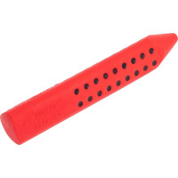 Ластик Faber-Castell Grip 2001, трехгранный, 90х15х15 мм, красный/синий 187101