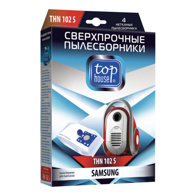 Сверхпрочные нетканые пылесборники TOP HOUSE THN 102 S 392487