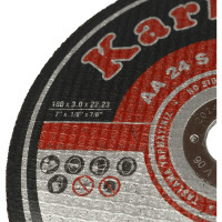 Диск отрезной по нержавеющей стали 180х3х22 мм INOX Karbosan KAR-910210