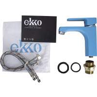 Смеситель для раковины Ekko с гайкой, синий E10304