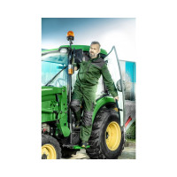 Рабочая куртка HOEGERT TECHNIK RUWER, темно-зеленая, р.2XL HT5K359-2XL