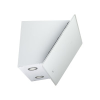 Наклонная вытяжка Centek ширина 60 см, 1000 м3/час (233 Вт), 3 скор, LED, сенсор CT-1829-60 White