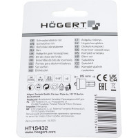 Биты для гипсокартона (2 шт; PH2; 25 мм; сталь S2) HOEGERT TECHNIK HT1S432