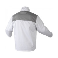 Рабочая куртка HOEGERT TECHNIK SALM, белая, р.L HT5K361-L