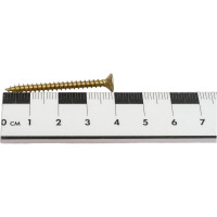 Саморез КРЕП-КОМП желтый цинк, POZY, 3,5х40, 70 шт. жд3540мф