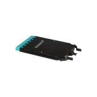 Компактная MPO кассета LANMASTER OM3, 12xLC, тип B, низкие потери, черная LAN-MCCB-1M-12LC/OM3