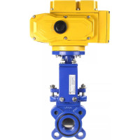 Задвижка шиберная DN.ru GGG40-SS304-NBR-2W-ISO Ду50 Ру16, электропривод MT-50 380В D040-02624