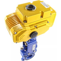 Задвижка шиберная DN.ru GGG40-SS304-NBR-2W-ISO Ду50 Ру16, электропривод MT-50 380В D040-02624