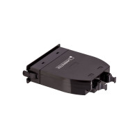 MPO кассета LANMASTER OM3, 24xLC, тип B, низкие потери, черная LAN-MCSB-2M-24LC/OM3
