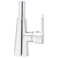 Смеситель для кухни СоюзКран поворотный излив 25 см, керамический картридж 40 мм, хром, цинк SK01-R118 566-385