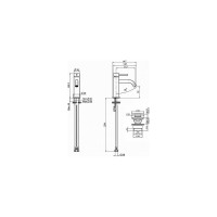 Смеситель для раковины FIMA CARLO FRATTINI SPILLO UP F3031XSNS
