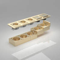 Коробка Werkel для накладного монтажа шампань a053529