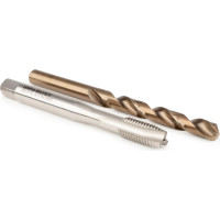 Набор машинных метчиков GSR From B HSSE DIN371/376 M3-M10/M12 Silver 14 предметов BRB09100100