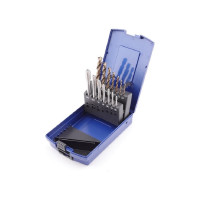 Набор машинных метчиков GSR From B HSSE DIN371/376 M3-M10/M12 Silver 14 предметов BRB09100100