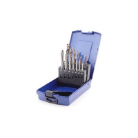 Набор машинных метчиков GSR From B HSSE DIN371/376 M3-M10/M12 Silver 14 предметов BRB09100100