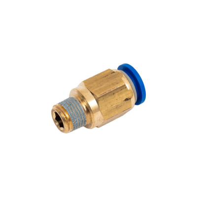 Фитинг 8 мм с наружной металлической резьбой R1/8" CDC Pneumatics PC 0801