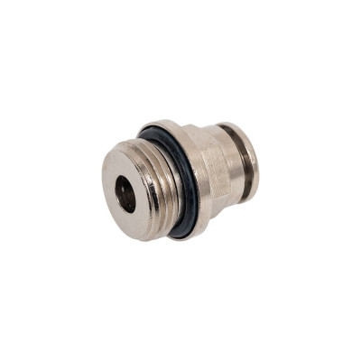 Фитинг 8 мм с наружной металлической резьбой G3/8" CDC Pneumatics BPC 08G03