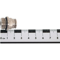 Фитинг 8 мм с наружной металлической резьбой G3/8" CDC Pneumatics BPC 08G03