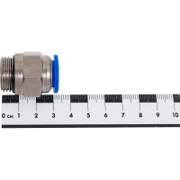 Фитинг 14 мм с наружной металлической резьбой G1/2" CDC Pneumatics PC 14G04