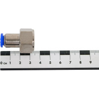 Фитинг 8 мм с внутренней металлической резьбой G3/8" CDC Pneumatics PCF 08G03