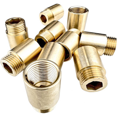 Гайка Профитт удлинительная, НР/ВР 1/2" х 25 мм - 10 шт. 9278236