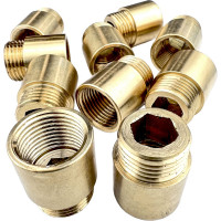 Гайка Профитт удлинительная, НР/ВР 1/2" х 20 мм - 10 шт. 9278229