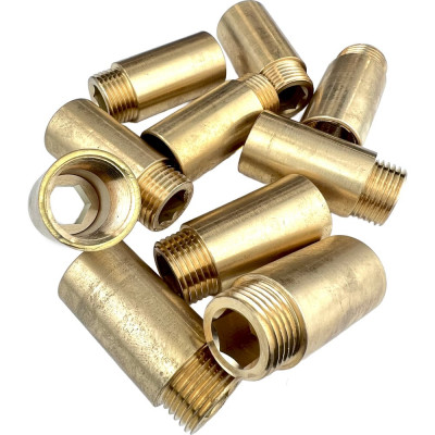 Гайка Профитт удлинительная, НР/ВР 1/2" х 40 мм - 10 шт. 9278267