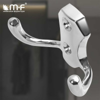 Крючок MF H5505E, AL, 2-х рожковый, хром 720521v