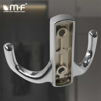 Крючок MF H5534E, AL, 2-х рожковый, хром 719921v