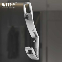 Крючок MF K2409, 2-х рожковый, хром 7208v