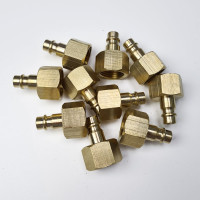 Штуцер быстроразъёмный латунный БРС ВР 1/2", 10 шт Профитт 9277734