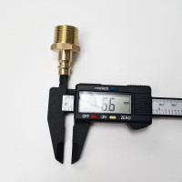 Штуцер быстроразъёмный латунный БРС НР 1/2", 10 шт Профитт 9276416