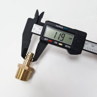 Штуцер быстроразъёмный латунный БРС НР 1/2", 10 шт Профитт 9276416