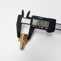 Штуцер быстроразъёмный латунный БРС НР 1/2", 10 шт Профитт 9276416