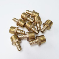 Штуцер быстроразъёмный латунный БРС НР 1/2", 10 шт Профитт 9276416