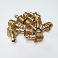 Штуцер быстроразъёмный латунный БРС НР 1/2", 10 шт Профитт 9276416