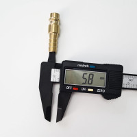 Штуцер быстроразъёмный латунный БРС с выходом под шланг 8 мм Профитт 9277765