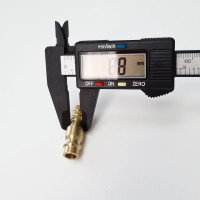 Штуцер быстроразъёмный латунный БРС с выходом под шланг 8 мм, 10 шт Профитт 9277772