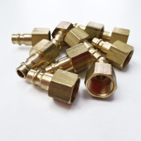 Штуцер быстроразъёмный латунный БРС ВР 3/8", 10 шт Профитт 9277390