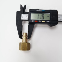 Штуцер быстроразъёмный латунный БРС ВР 3/8", 10 шт Профитт 9277390