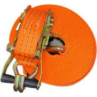 Стяжной ремень с крюками ТРАСТ 5 т, 6000 мм (50 мм) Россия 4687201914631