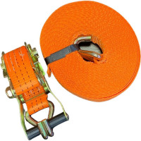 Стяжной ремень с крюками ТРАСТ 5 т, 8000 мм (50 мм) Россия 4687201914648