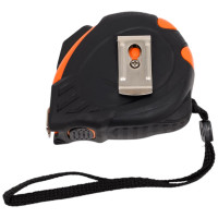 Рулетка NOVOCRAFT ASSIST ПРОФИ 5 м, 19 мм, 12/72 SELF-STOP, ABS, лента белая, нейлон ASSIST0519