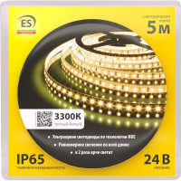 Светодиодная лента Elektrostandard 2835 24V 120Led 9,6W IP65 3300K тёплый белый a052962