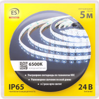 Светодиодная лента Elektrostandard 2835 24V 60Led 4,8W IP65 6500K холодный белый a052958