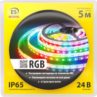 Светодиодная лента Elektrostandard 5050 24V 60Led 14.4W IP65 RGB a052978
