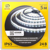 Светодиодная лента Elektrostandard 5050 24V 60Led 14,4W IP65 6500K холодный белый a052970