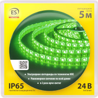Светодиодная лента Elektrostandard 5050 24V 60Led 14,4W IP65 зелёный a052972
