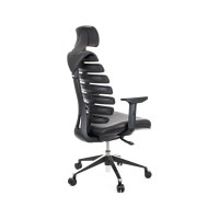 Кресло Everprof Ergo Black кожа черный EP-Ergo leather Black